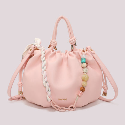 BORSA A MANO CON FOULARD