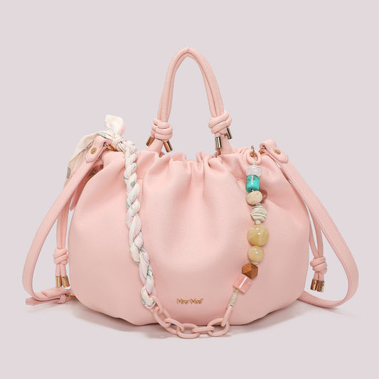 BORSA A MANO CON FOULARD