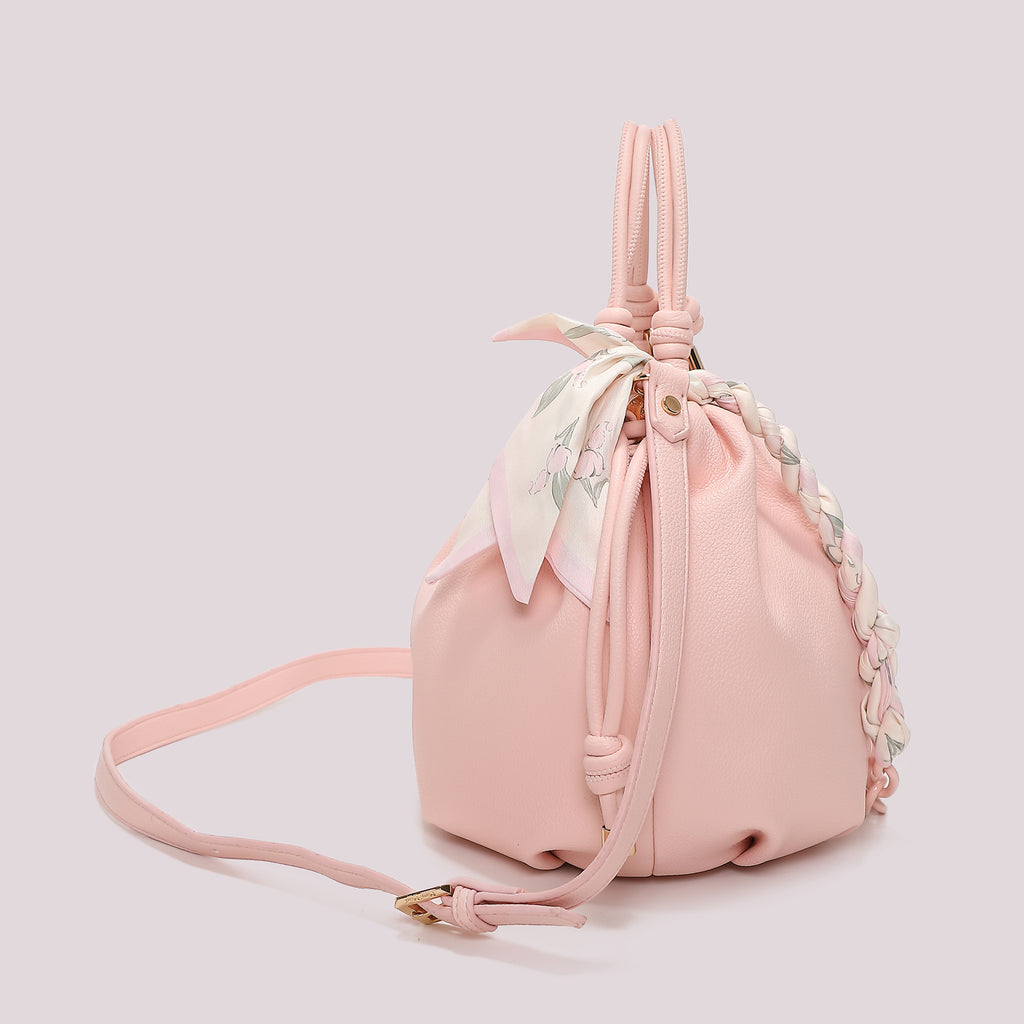 BORSA A MANO CON FOULARD