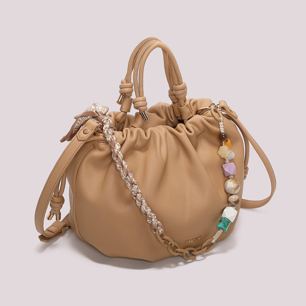 BORSA A MANO CON FOULARD