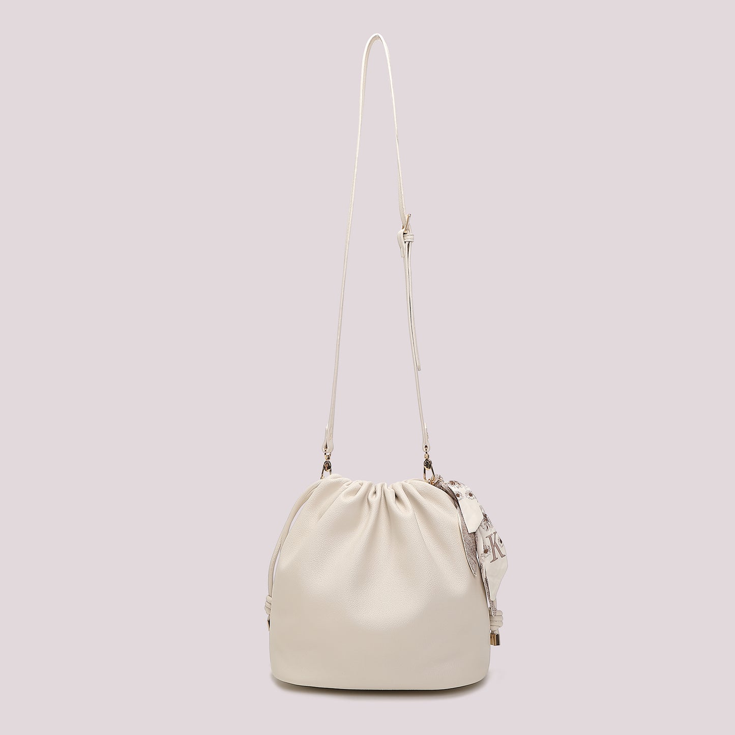 BORSA A SPALLA CON FOULARD