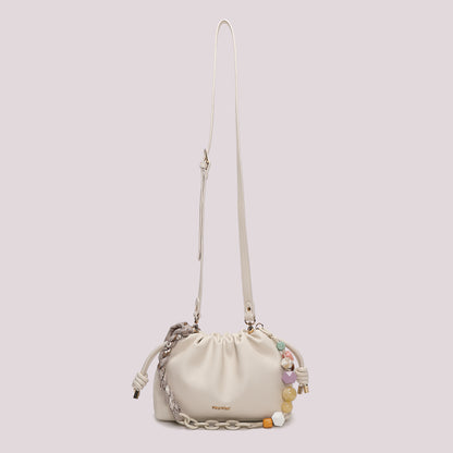 BORSA A TRACOLLA CON FOULARD