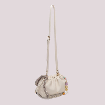 BORSA A TRACOLLA CON FOULARD