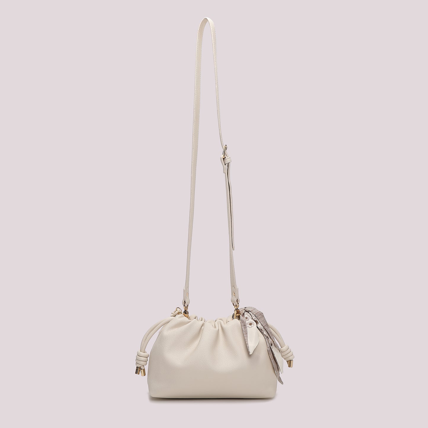 BORSA A TRACOLLA CON FOULARD