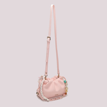 BORSA A TRACOLLA CON FOULARD