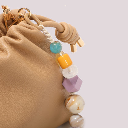 BORSA A TRACOLLA CON FOULARD