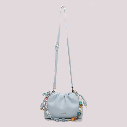 BORSA A TRACOLLA CON FOULARD