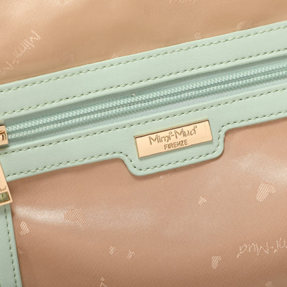 BORSA A SPALLA CON MOTIVO TRAFORATO