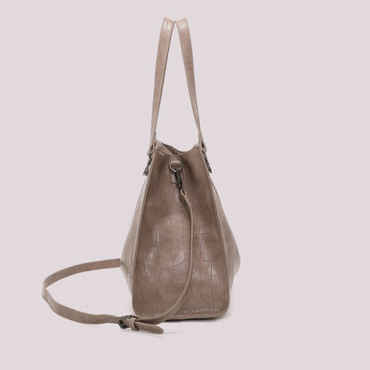 BORSA SHOPPING EFFETTO COCCO