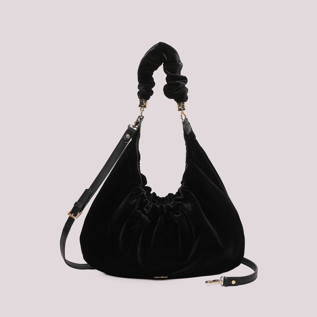 BORSA A SACCA IN VELLUTO