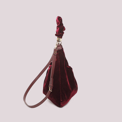 BORSA A SACCA IN VELLUTO