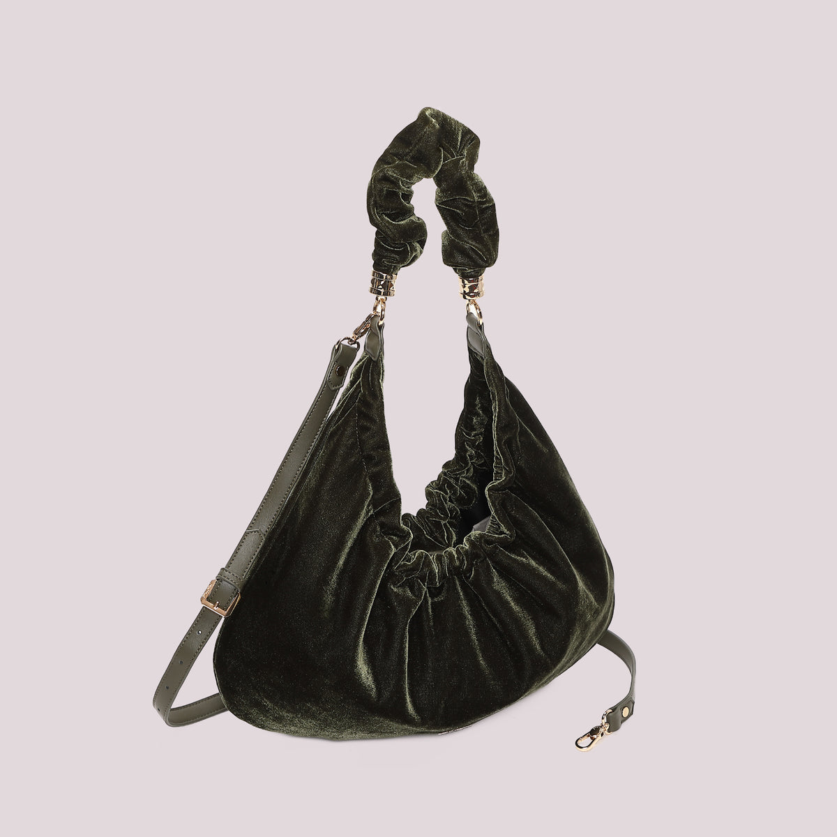 BORSA A SACCA IN VELLUTO