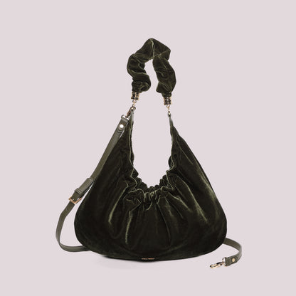 BORSA A SACCA IN VELLUTO
