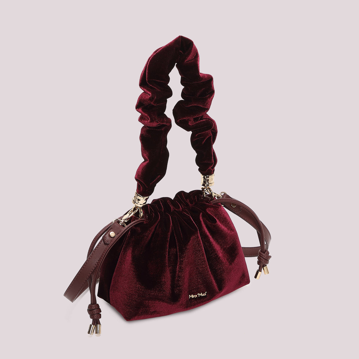 BORSA A SPALLA IN VELLUTO
