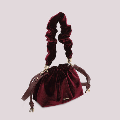 BORSA A SPALLA IN VELLUTO