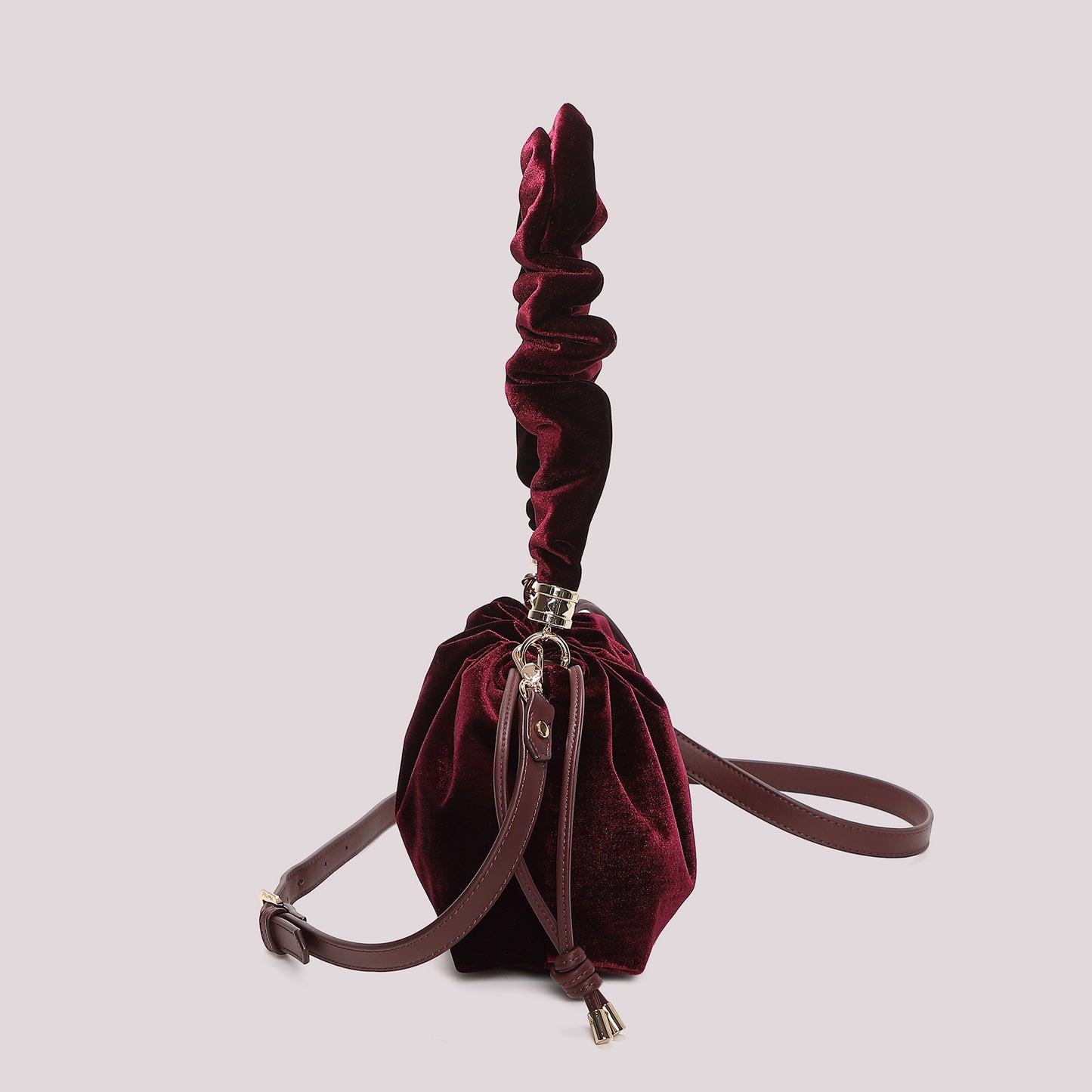BORSA A SPALLA IN VELLUTO