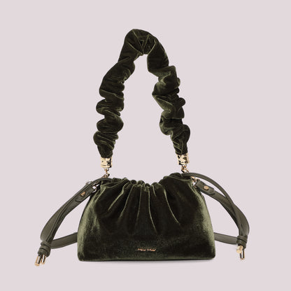 BORSA A SPALLA IN VELLUTO