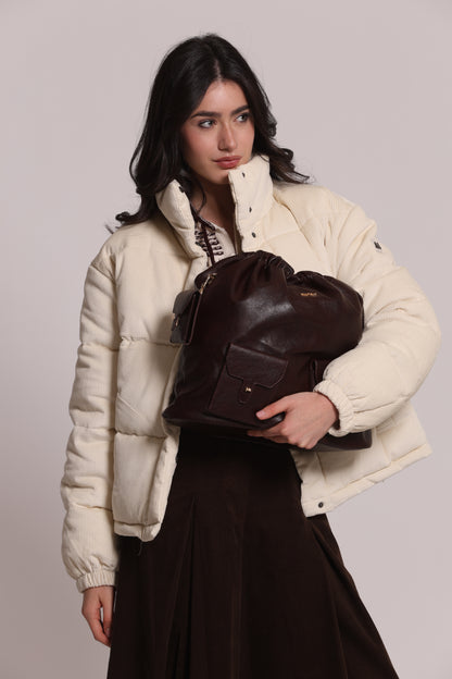 BORSA A SPALLA CON TASCHE