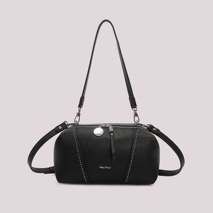 BORSA A SPALLA CON PICCOLE BORCHIE