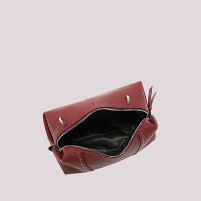BORSA A SPALLA CON PICCOLE BORCHIE
