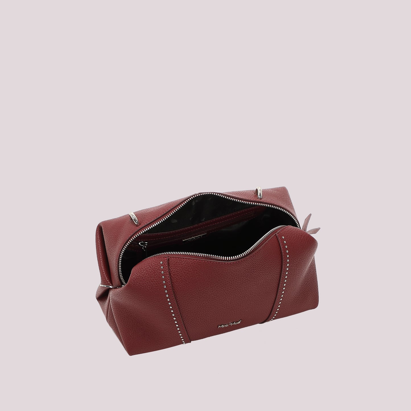 BORSA A SPALLA CON PICCOLE BORCHIE