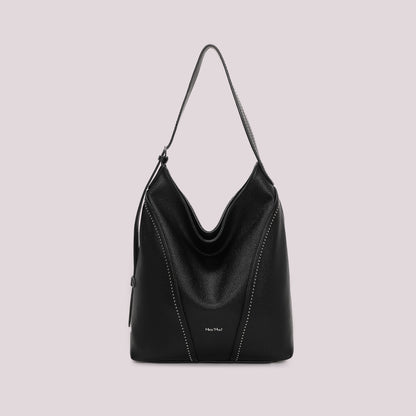 BORSA A SACCA CON PICCOLE BORCHIE