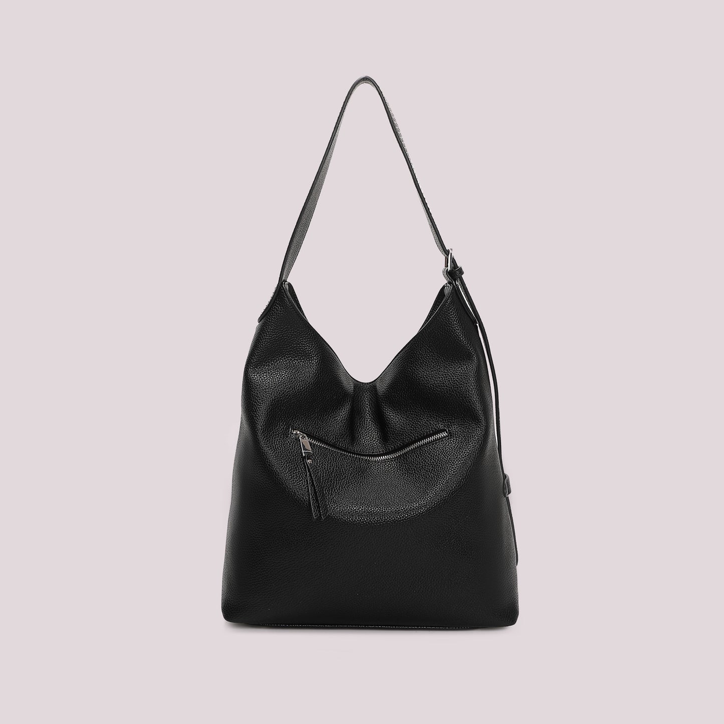 BORSA A SACCA CON PICCOLE BORCHIE