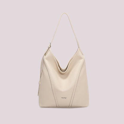 BORSA A SACCA CON PICCOLE BORCHIE