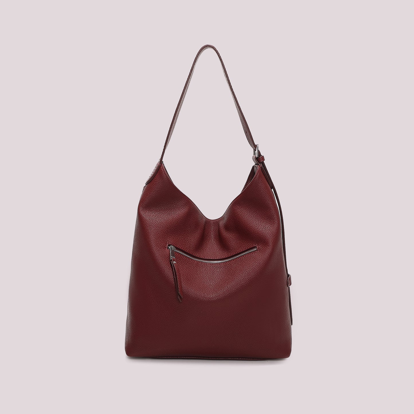 BORSA A SACCA CON PICCOLE BORCHIE