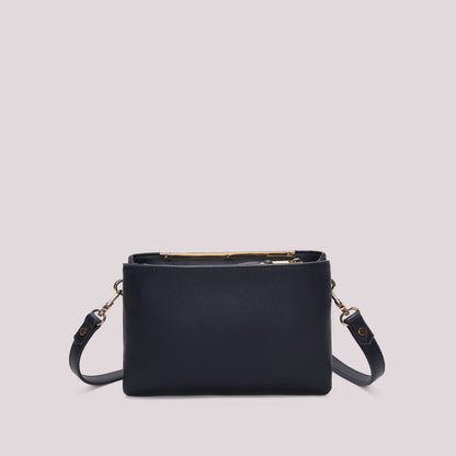 BORSA A TRACOLLA CON DETTAGLIO DORATO