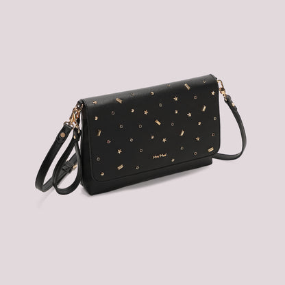 BORSA A BUSTA CON APPLICAZIONI COLORATE