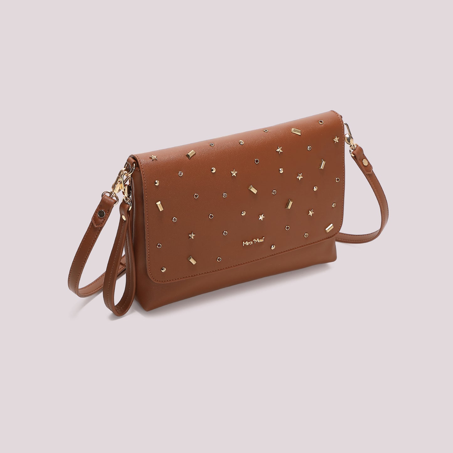 BORSA A BUSTA CON APPLICAZIONI COLORATE