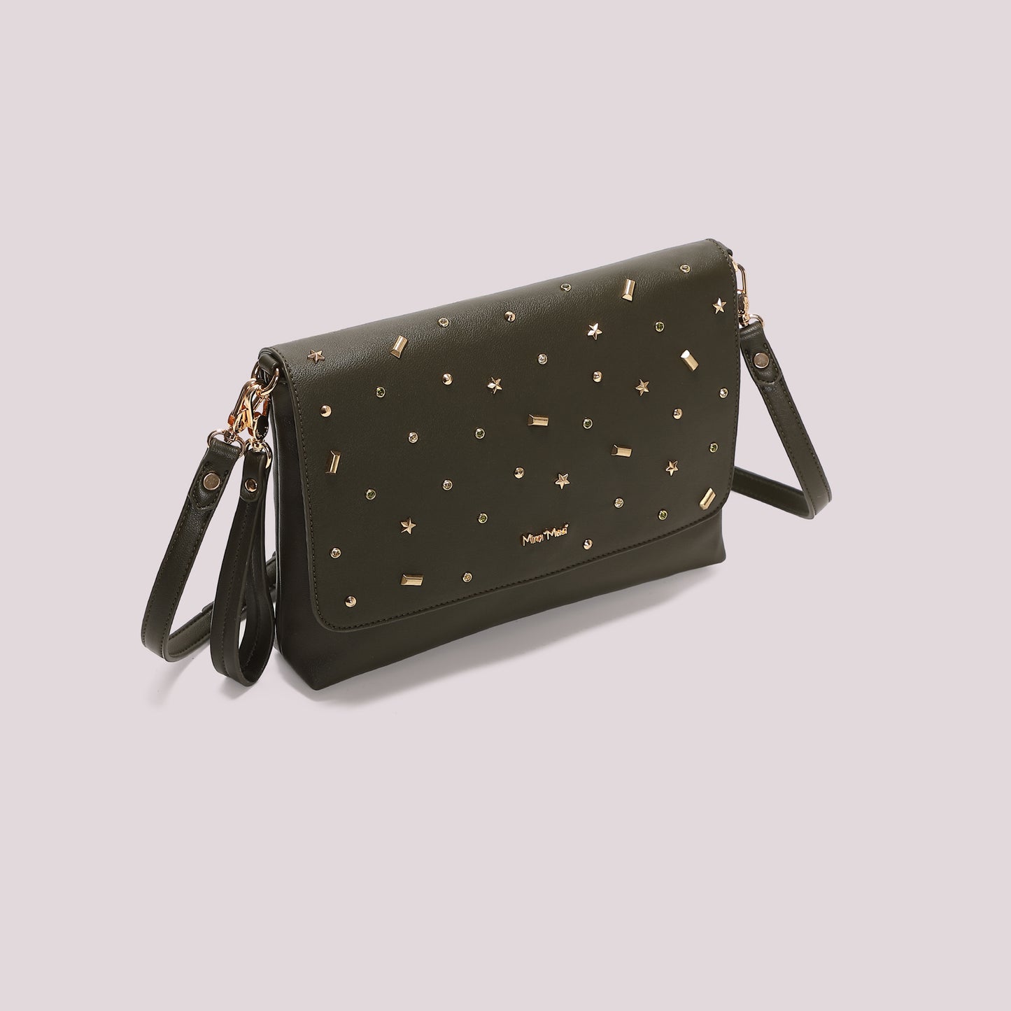 BORSA A BUSTA CON APPLICAZIONI COLORATE