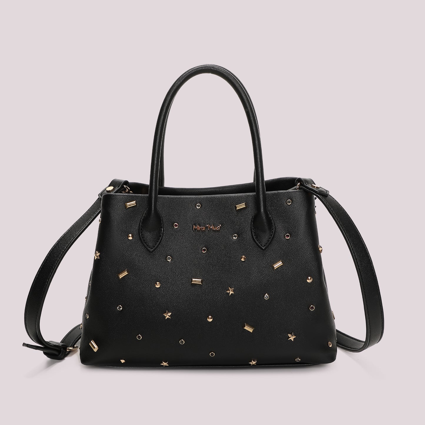 BORSA A SHOPPING CON APPLICAZIONI COLORATE