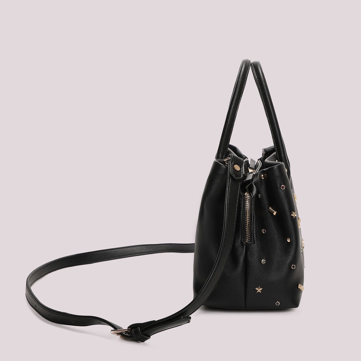 BORSA A SHOPPING CON APPLICAZIONI COLORATE