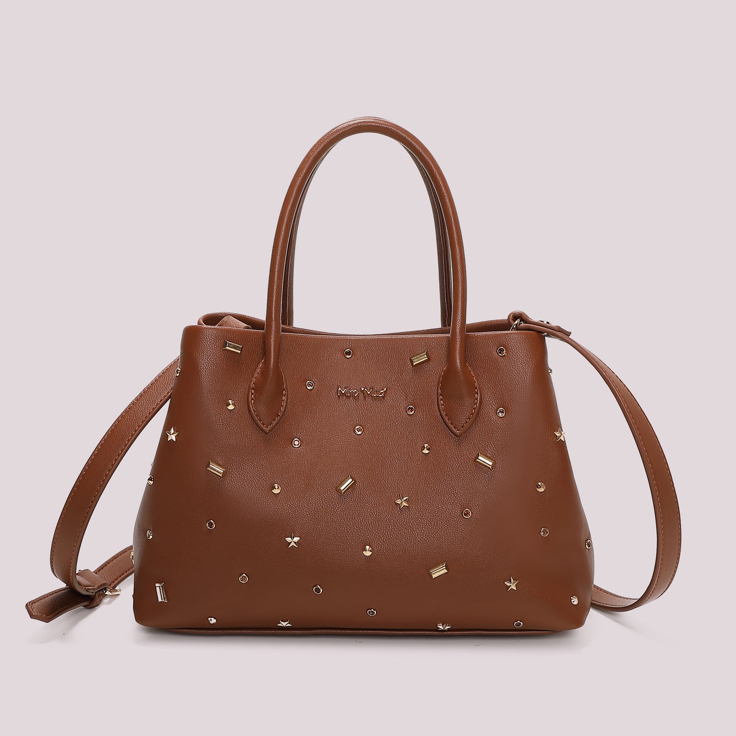 BORSA A SHOPPING CON APPLICAZIONI COLORATE
