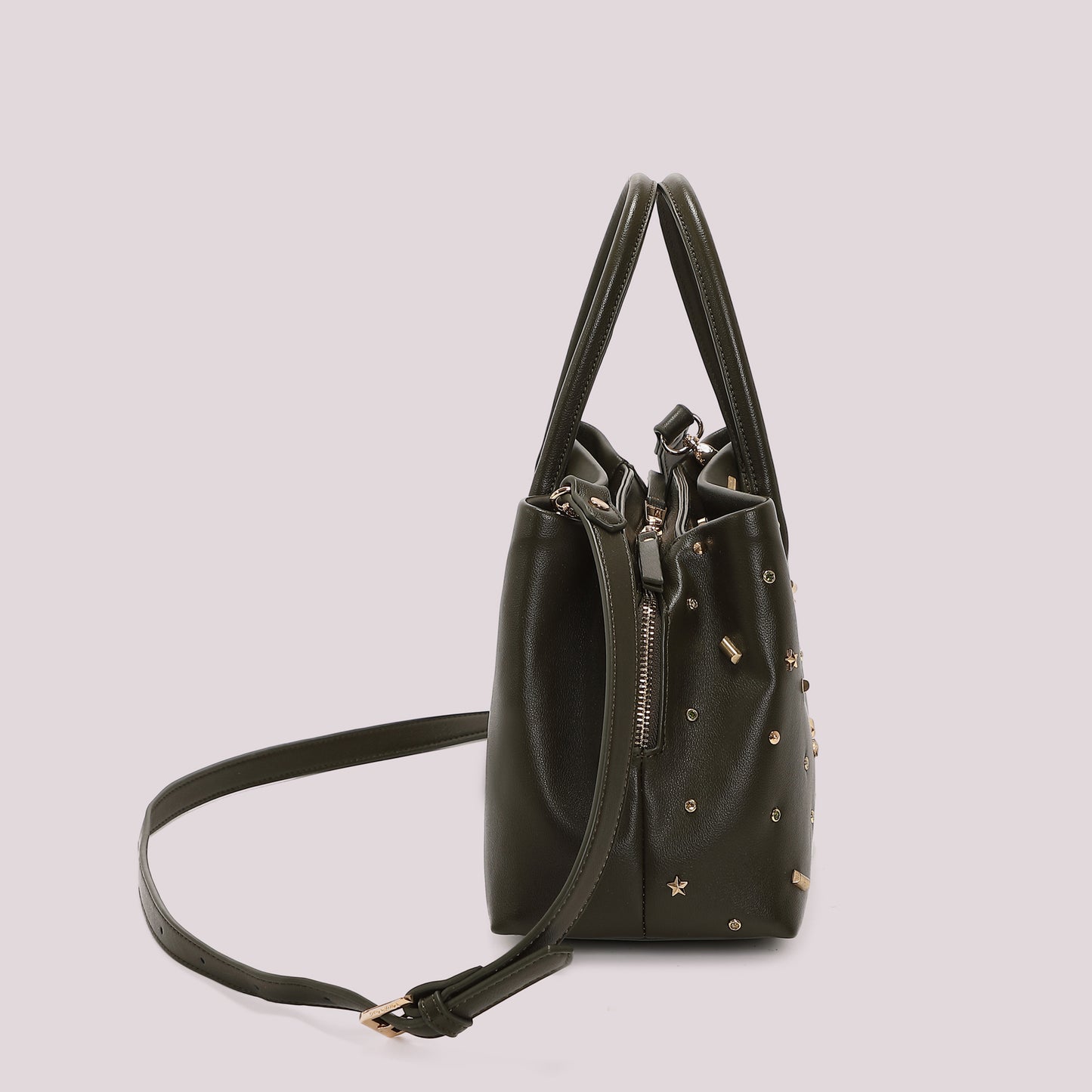 BORSA A SHOPPING CON APPLICAZIONI COLORATE
