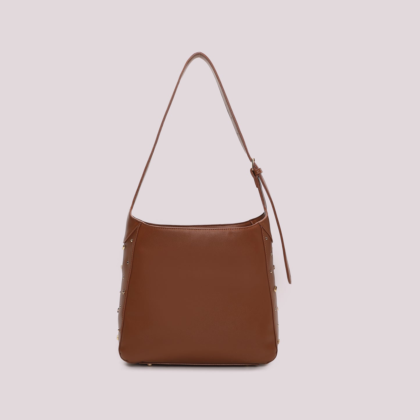 BORSA A SPALLA CON APPLICAZIONI COLORATE