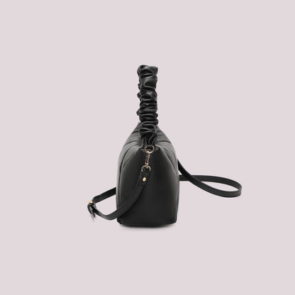 BORSA A BRACCIO MORBIDA TRAPUNTATA