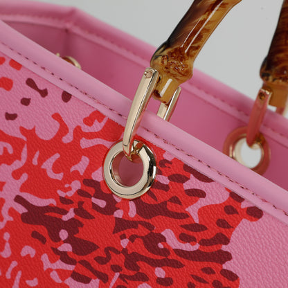 BORSA SHOPPING CON STAMPA ANIMALIER