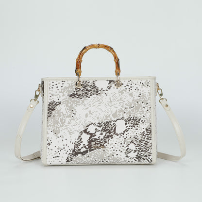 BORSA SHOPPING CON STAMPA ANIMALIER