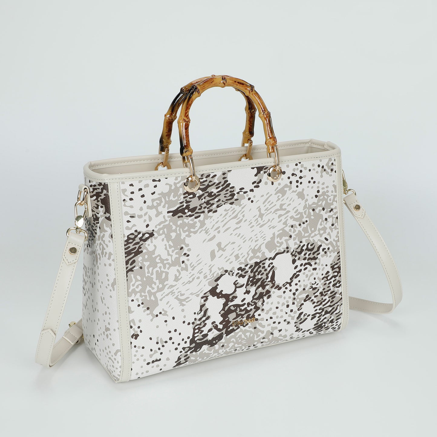 BORSA SHOPPING CON STAMPA ANIMALIER