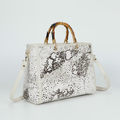 BORSA SHOPPING CON STAMPA ANIMALIER