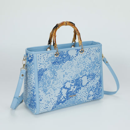 BORSA SHOPPING CON STAMPA ANIMALIER