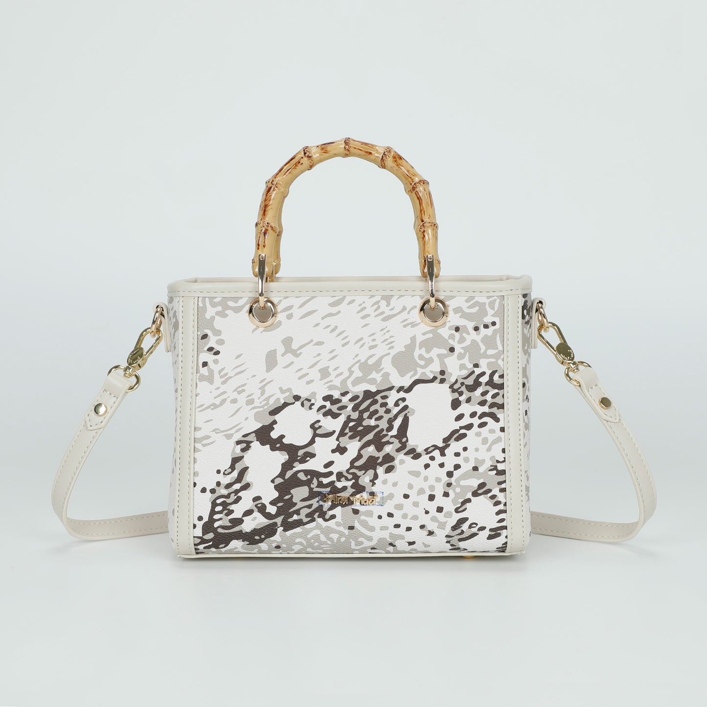 BORSA A MANO CON STAMPA ANIMALIER