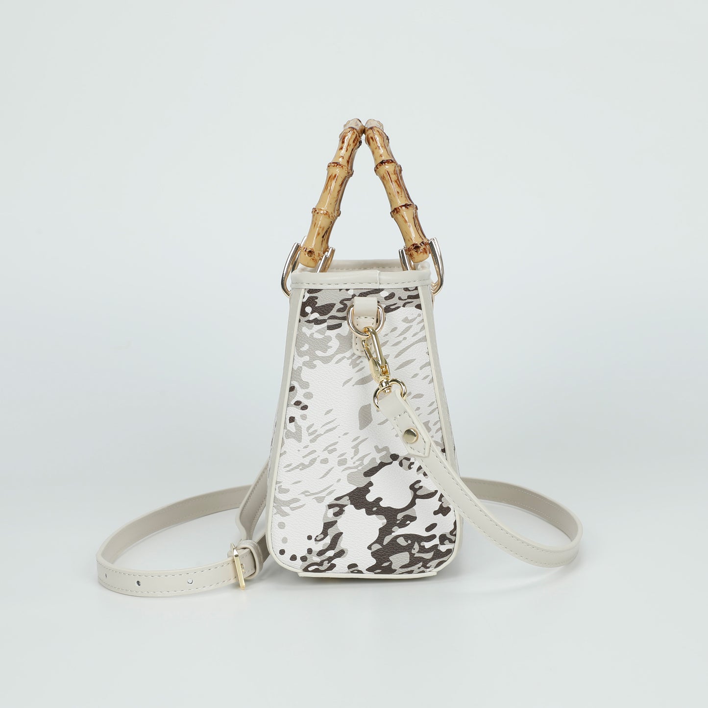 BORSA A MANO CON STAMPA ANIMALIER