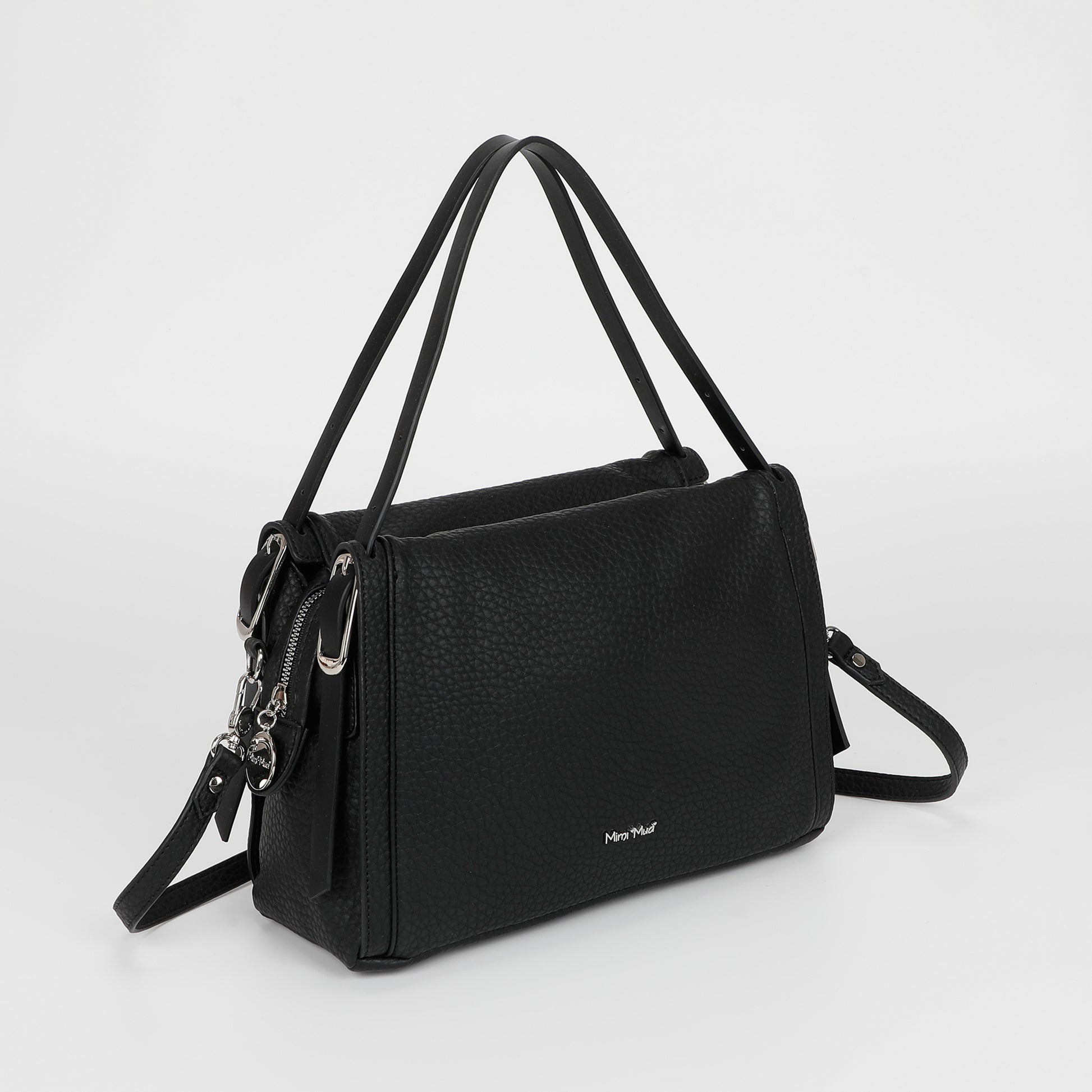 BORSA A MANO CON DOPPIO MANICO E CINTURINO