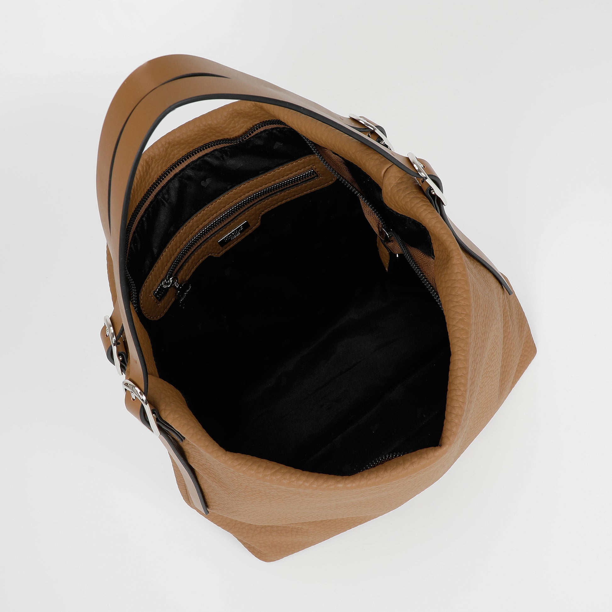 BORSA A SACCA CON DOPPIO MANICO E CINTURINO