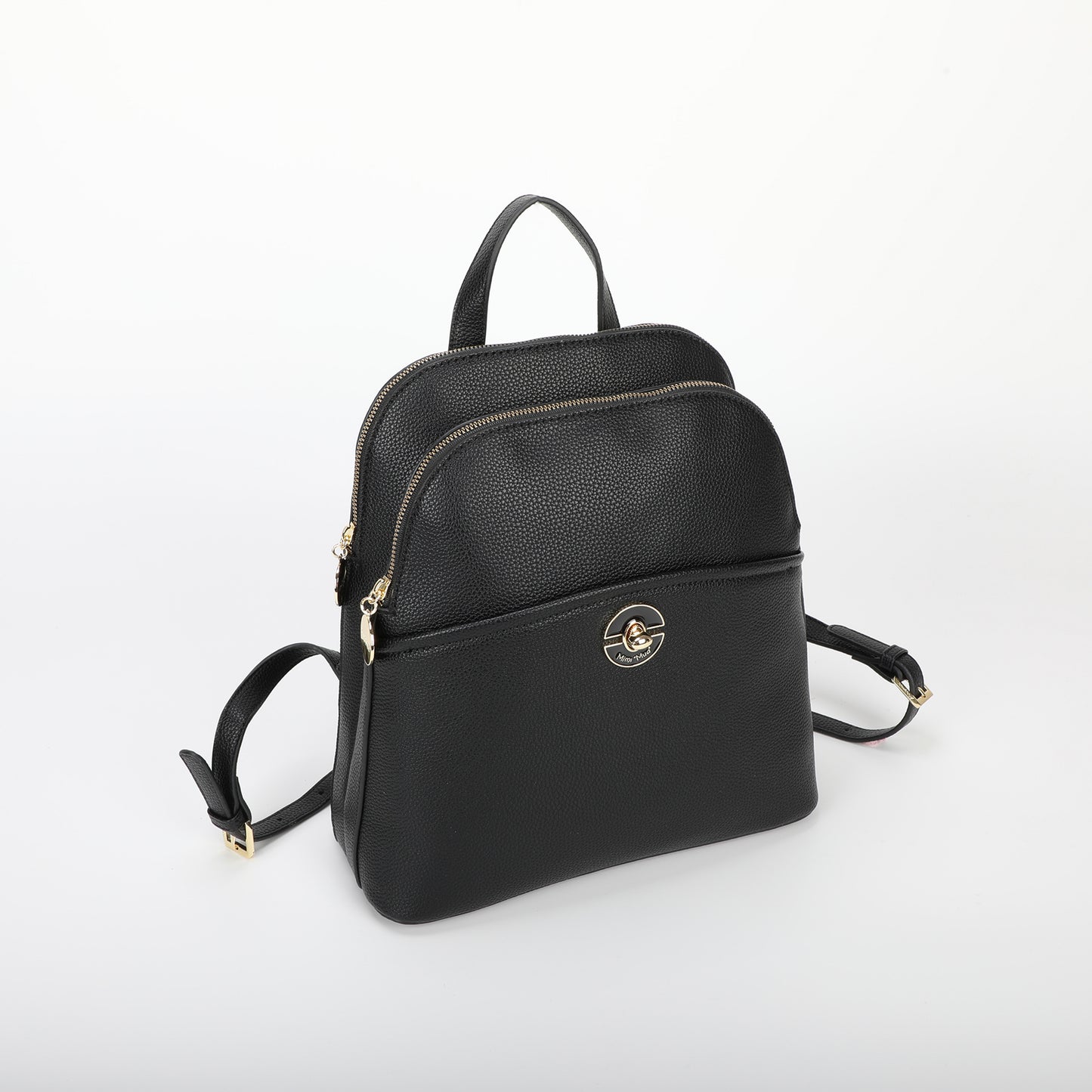 ZAINO CON CHIUSURA VERNICIATA IN TINTA