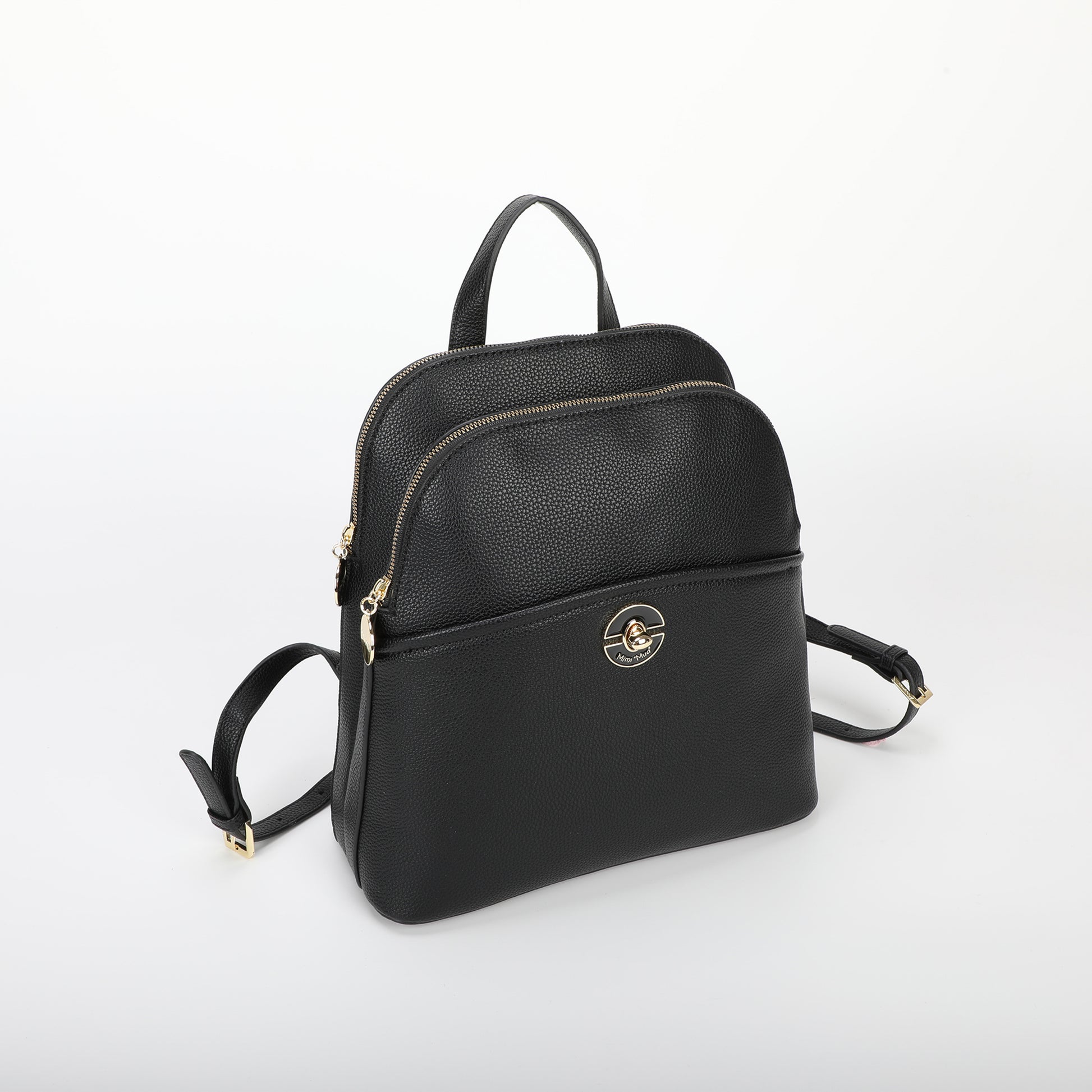 ZAINO CON CHIUSURA VERNICIATA IN TINTA